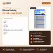 Vitrine Réfrigérée iLUX – 253 L - RAQO (fiche technique)