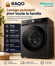 Machine à laver Hisense WF7S1247BB - RAQO Shop